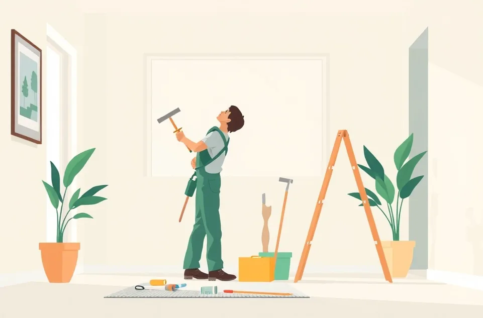 Intérieur rénové après travaux de peinture à Fontenay-sous-Bois