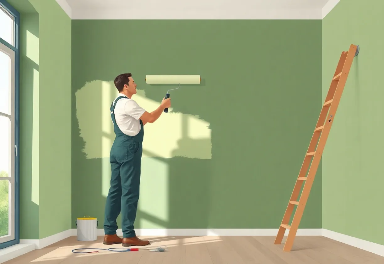 Peintre Fontenay-sous-Bois 94120 en intervention sur un chantier