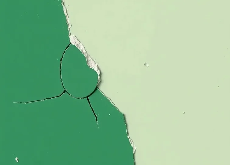 Ponçage et rebouchage des fissures avant mise en peinture